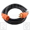 Ac Works SOOW; Cold Weather Extension Cord, 10 AWG, Indoor/Outdoor, 10/4, 1 Outlets, L14-30R, Black, Rubber L1430PR-025 - alternate 3